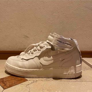 ナイキ(NIKE)のNIKE × comme des garcons AIR FORCE 1 白(スニーカー)