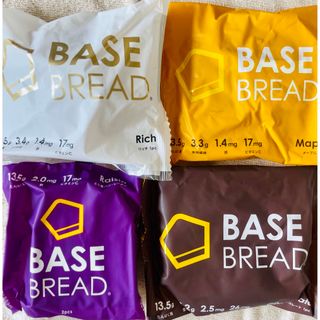 BASE BREAD ベースブレッド4個！チョコ.メープル2.リッチ！(ダイエット食品)