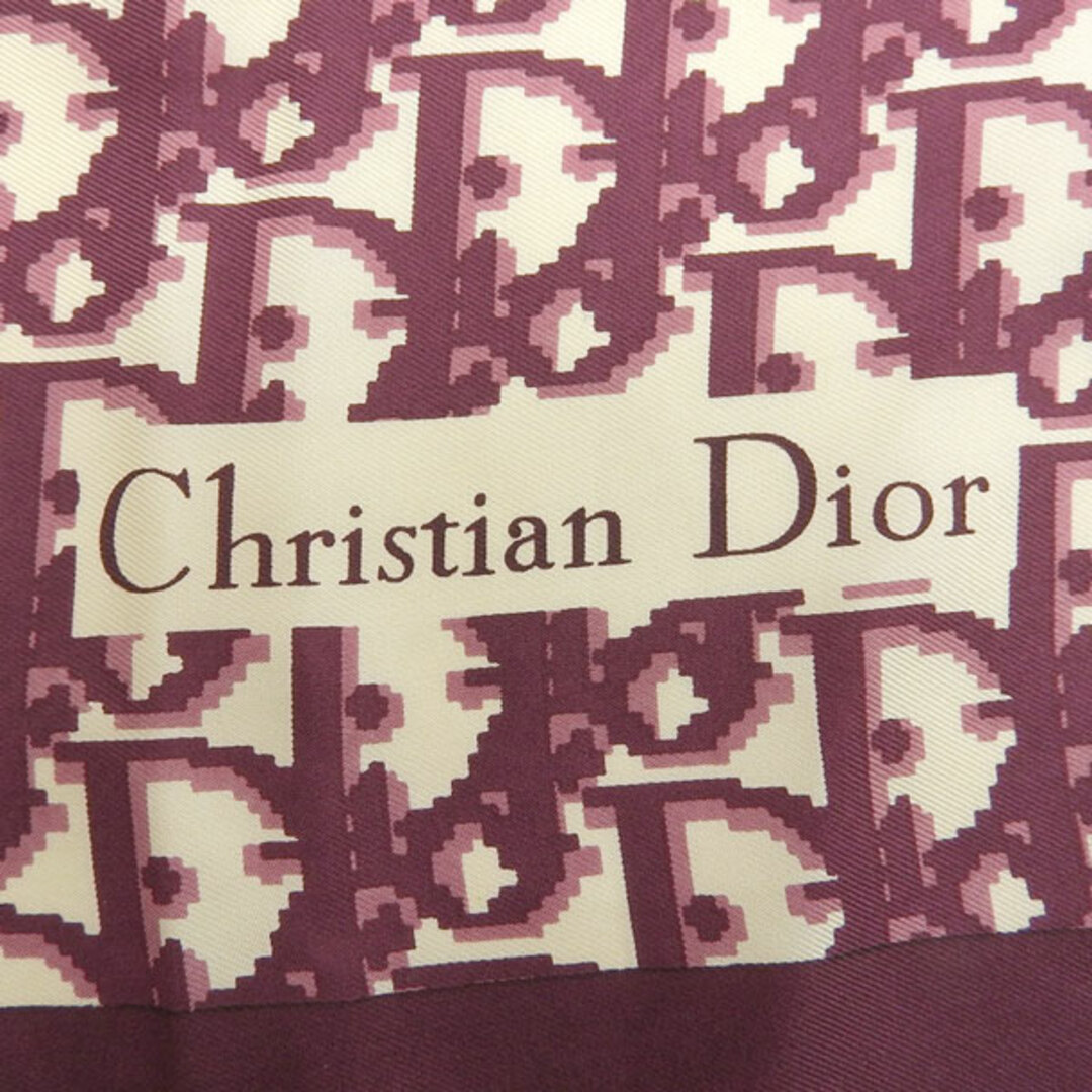Christian Dior(クリスチャンディオール)のクリスチャン ディオール Christian Dior シグネチャー スカーフ パープル Y02288 レディースのファッション小物(バンダナ/スカーフ)の商品写真