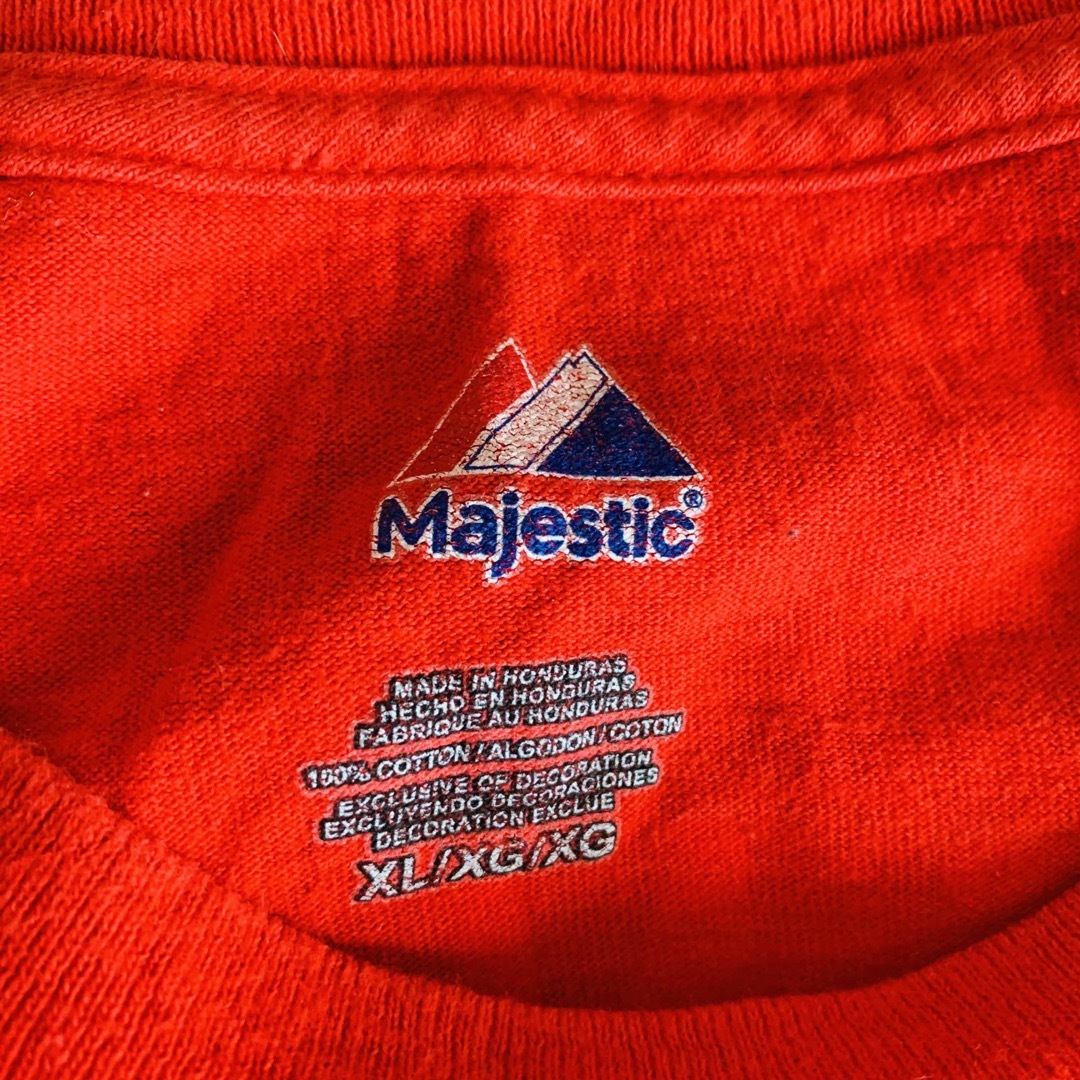 Majestic(マジェスティック)のベースボールTシャツ　MAJESTIC 美品　古着 メンズのトップス(Tシャツ/カットソー(半袖/袖なし))の商品写真