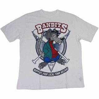 ノックアウト(KNOCKOUT)のノックアウト BANDITS クルーネック 半袖 Tシャツ ホワイト XXL(Tシャツ/カットソー(半袖/袖なし))