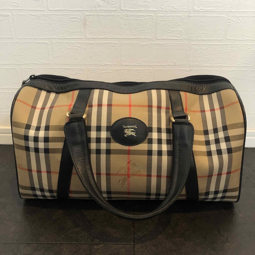 BURBERRY(バーバリー)の美品　バーバリー　ボストンバッグ　BURBERRY 旅行鞄 レディースのバッグ(ボストンバッグ)の商品写真