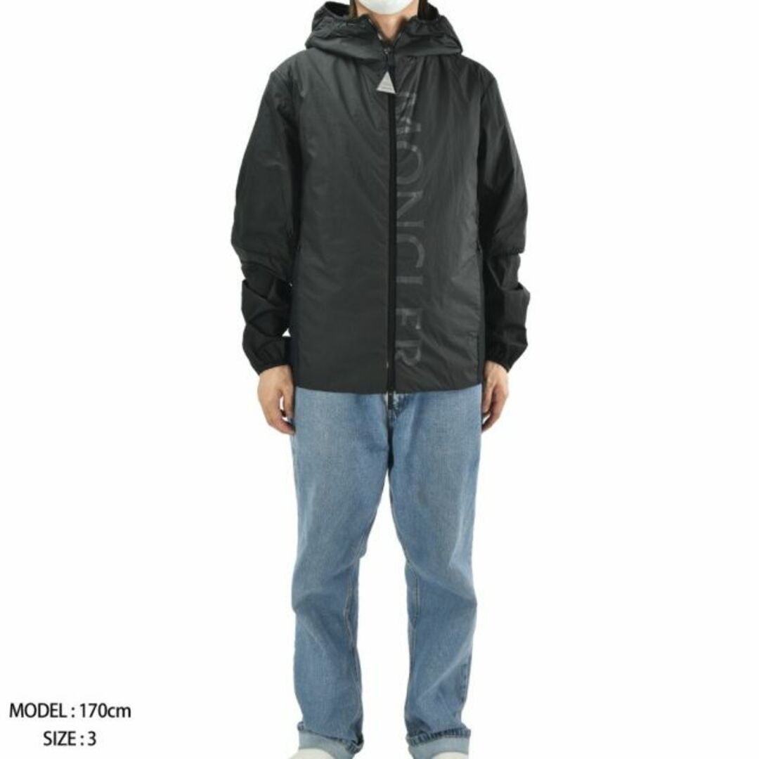 MONCLER(モンクレール)の【BLACK】モンクレール MONCLER ウインドブレーカー メンズ フーテッドジャケット ウィンドジャケット ブラック 黒 ICHIRO GIUBBOTTO【送料無料】 メンズのジャケット/アウター(マウンテンパーカー)の商品写真