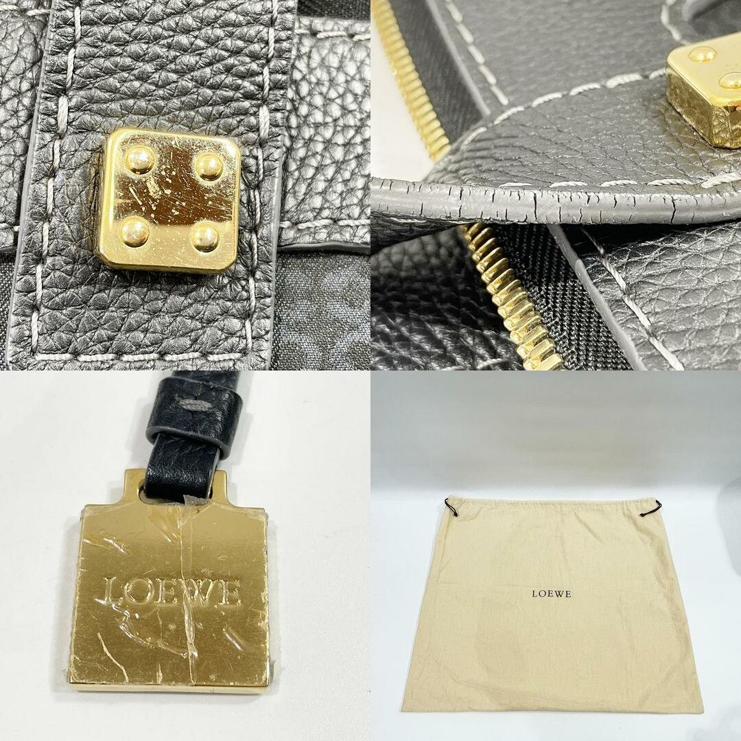 LOEWE ニューロードライン アナグラム ロゴプレート トートバッグ