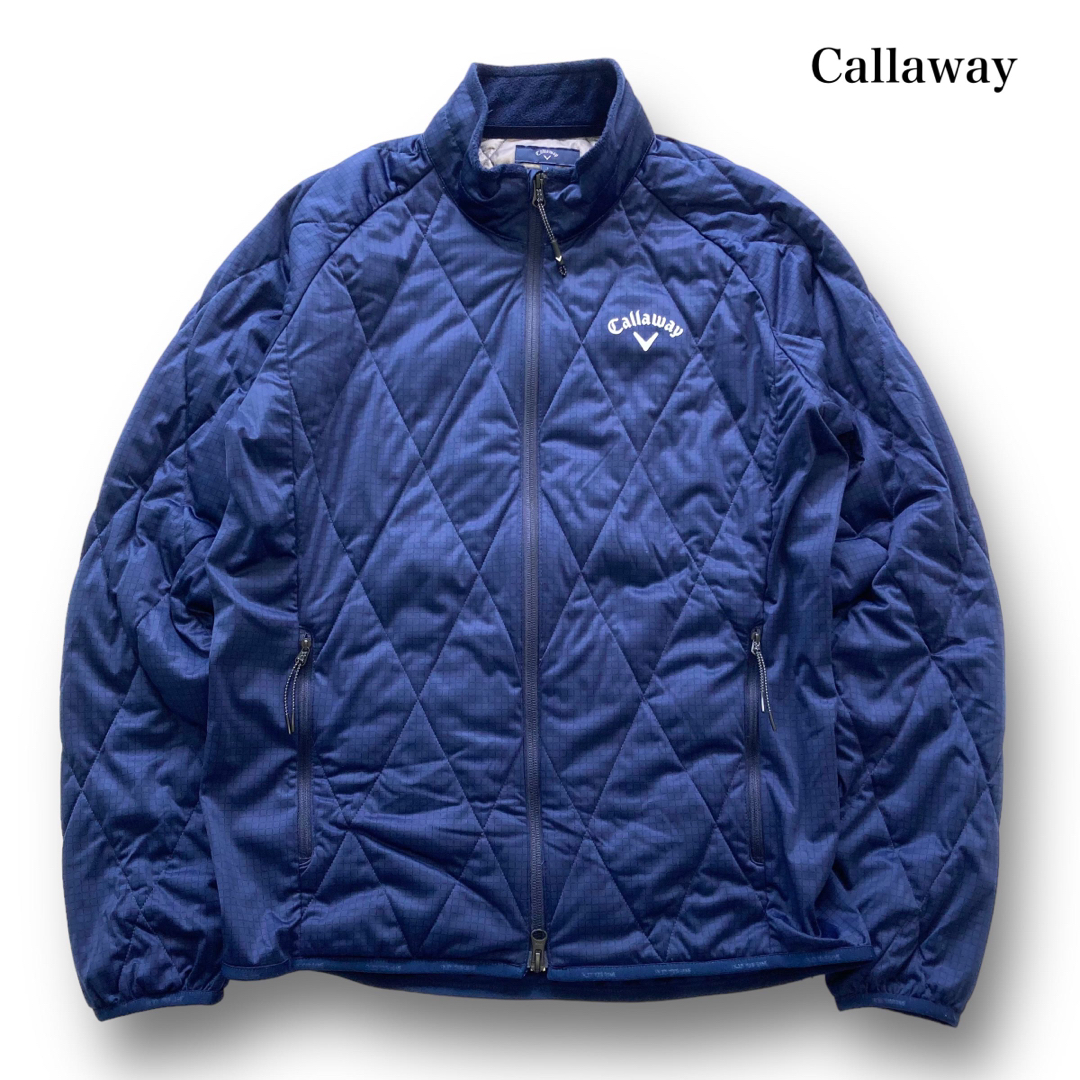 【Callaway】キャロウェイ キルティングジャケット ワンポイントロゴ L