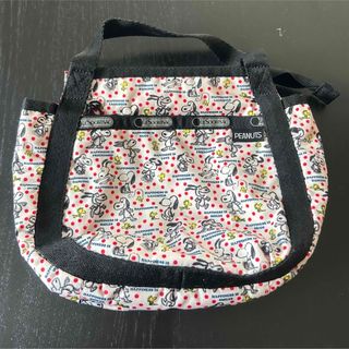 レスポートサック(LeSportsac)のスヌーピー　バッグインバッグ(バッグ)