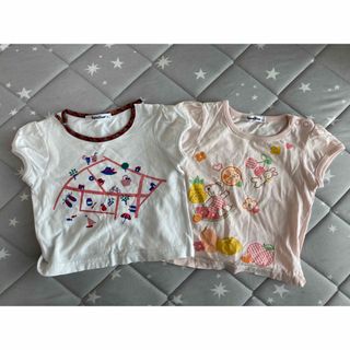 ファミリア(familiar)のfamiliar ファミリア Tシャツ2枚セット サイズ80 女の子(Ｔシャツ)