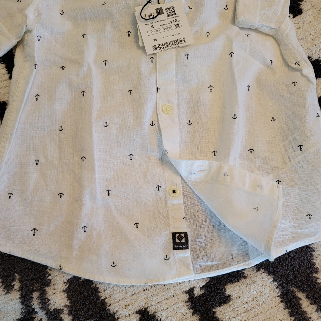 ZARA KIDS(ザラキッズ)のZARA★半袖シャツ キッズ/ベビー/マタニティのキッズ服男の子用(90cm~)(Tシャツ/カットソー)の商品写真