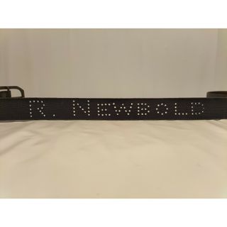 アールニューボールド(R.NEWBOLD)の【本革】R. NEWBOLD　レザーベルト　ブラック　サイズ 74cm~95cm(ベルト)