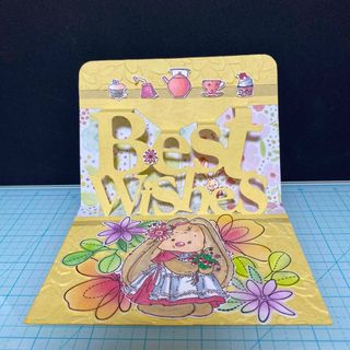 ハンドメイド　バースデーカード、Best Wishesカード②(カード/レター/ラッピング)