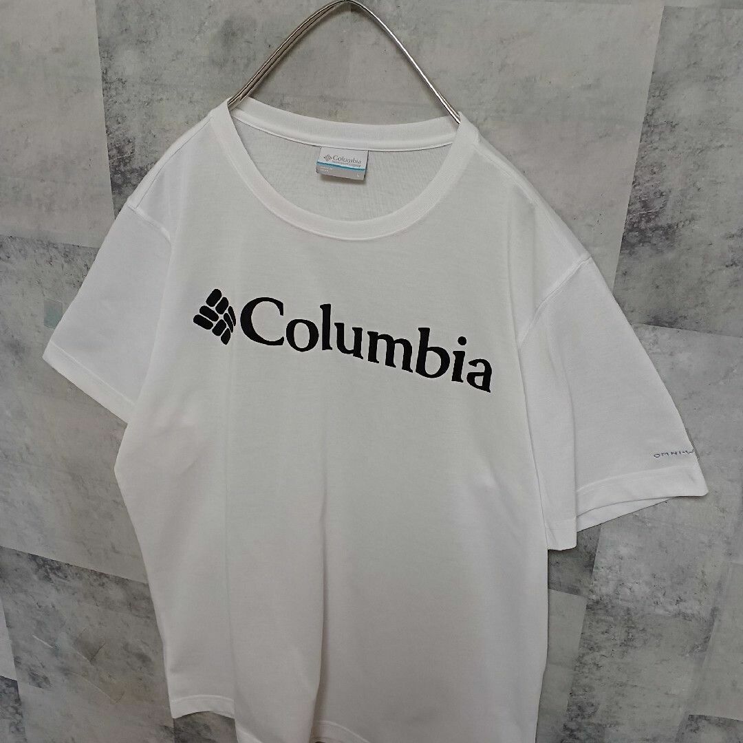 Columbia(コロンビア)の✨美品✨ Columbia コロンビア メンズTシャツ L ホワイト キャンプ メンズのトップス(Tシャツ/カットソー(半袖/袖なし))の商品写真
