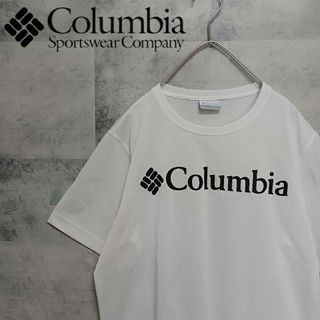 コロンビア(Columbia)の✨美品✨ Columbia コロンビア メンズTシャツ L ホワイト キャンプ(Tシャツ/カットソー(半袖/袖なし))