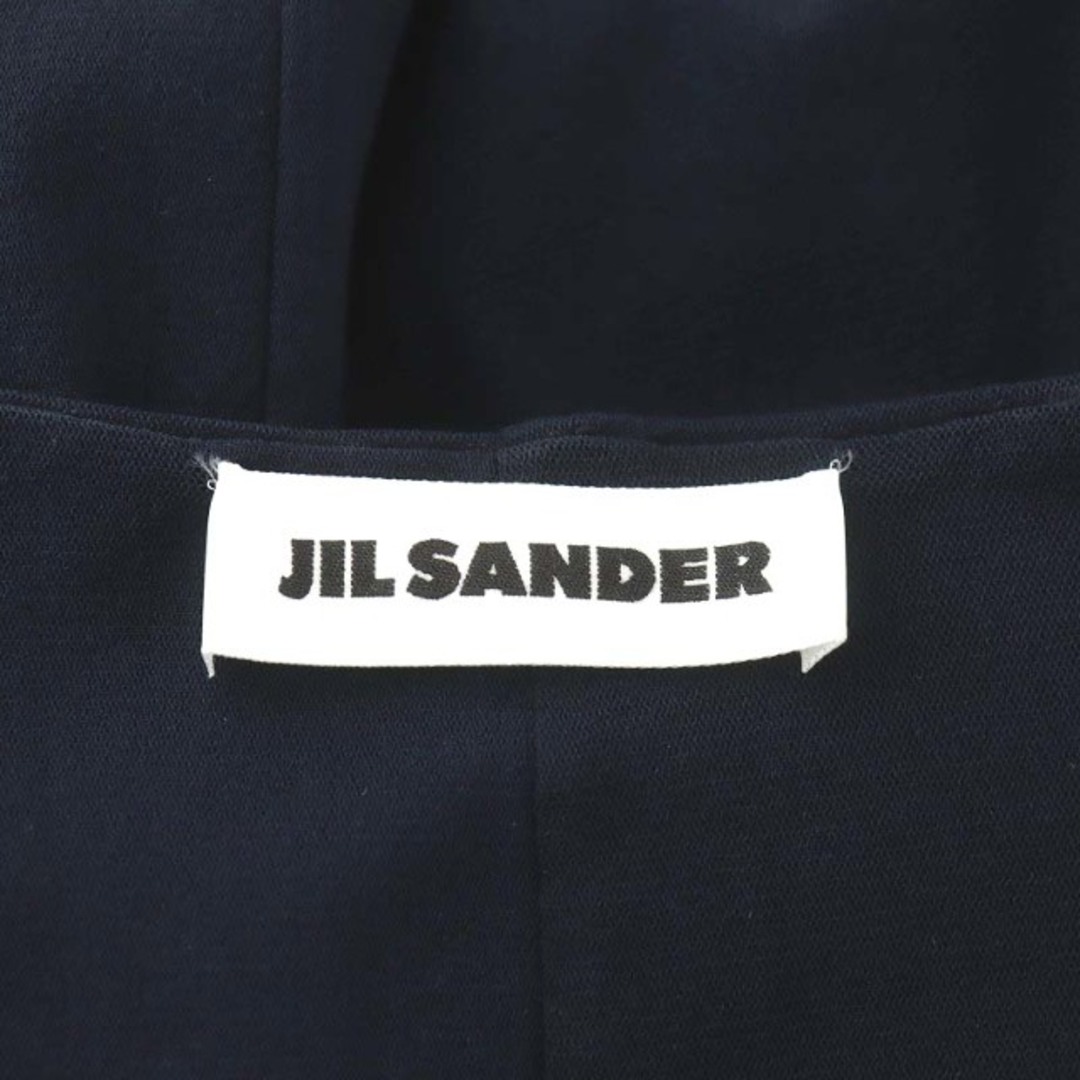 Jil Sander(ジルサンダー)のジルサンダー 2019年製 ワンピース ひざ丈 七分袖 38 XS 紺 レディースのワンピース(ひざ丈ワンピース)の商品写真