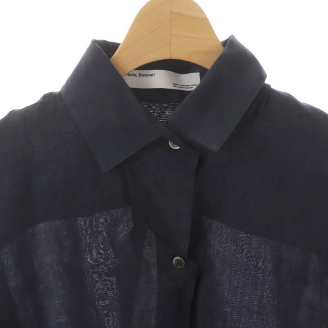 L'Appartement DEUXIEME CLASSE(アパルトモンドゥーズィエムクラス)のアパルトモンドゥーズィエムクラス Ramie Half Sleeve Shirt レディースのトップス(その他)の商品写真