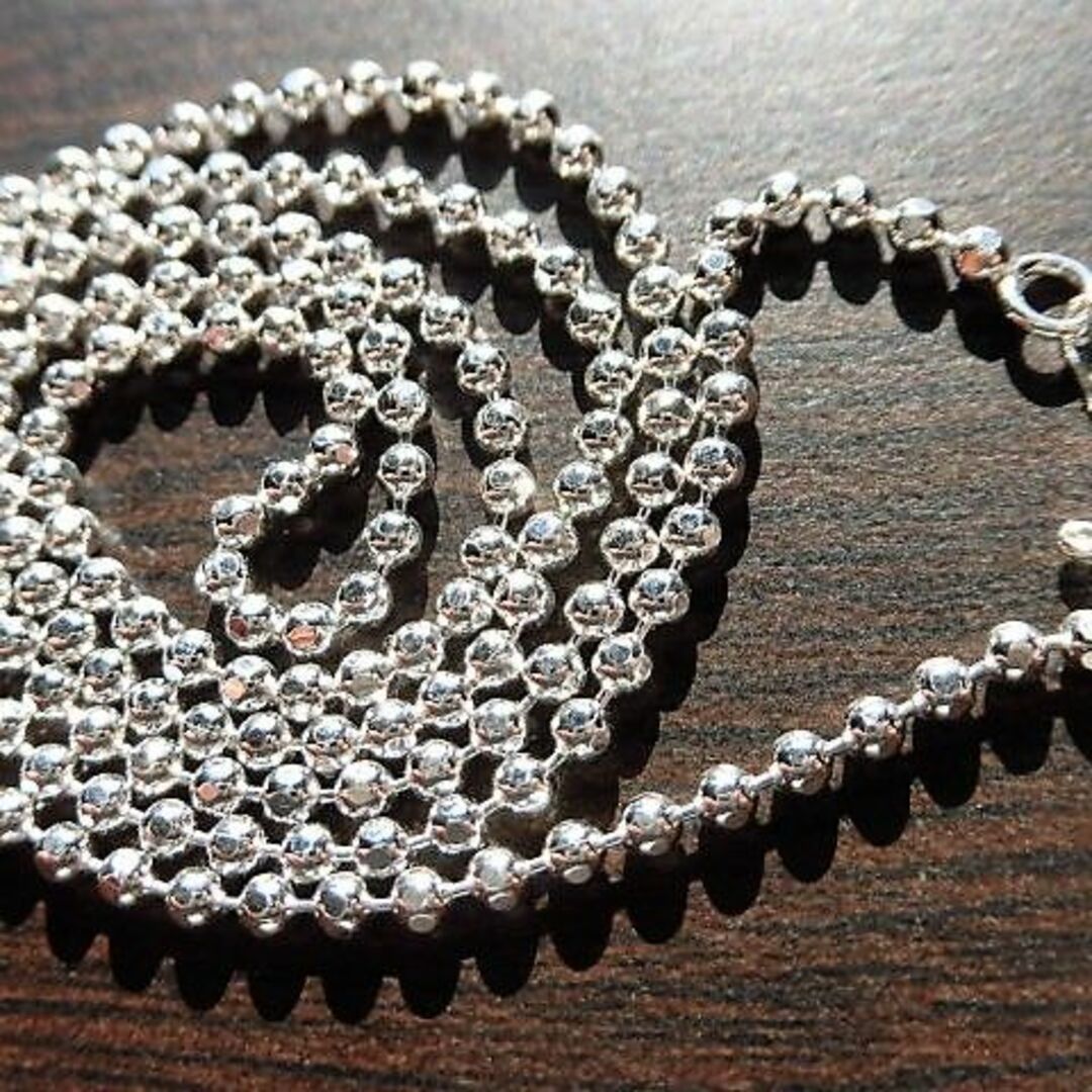 新品✠シルバー925カットボールチェーン 2mm45cm ネックレス 刻印アリ ... 3/新品✠シルバー925 ペンダントトップ アクセサリー