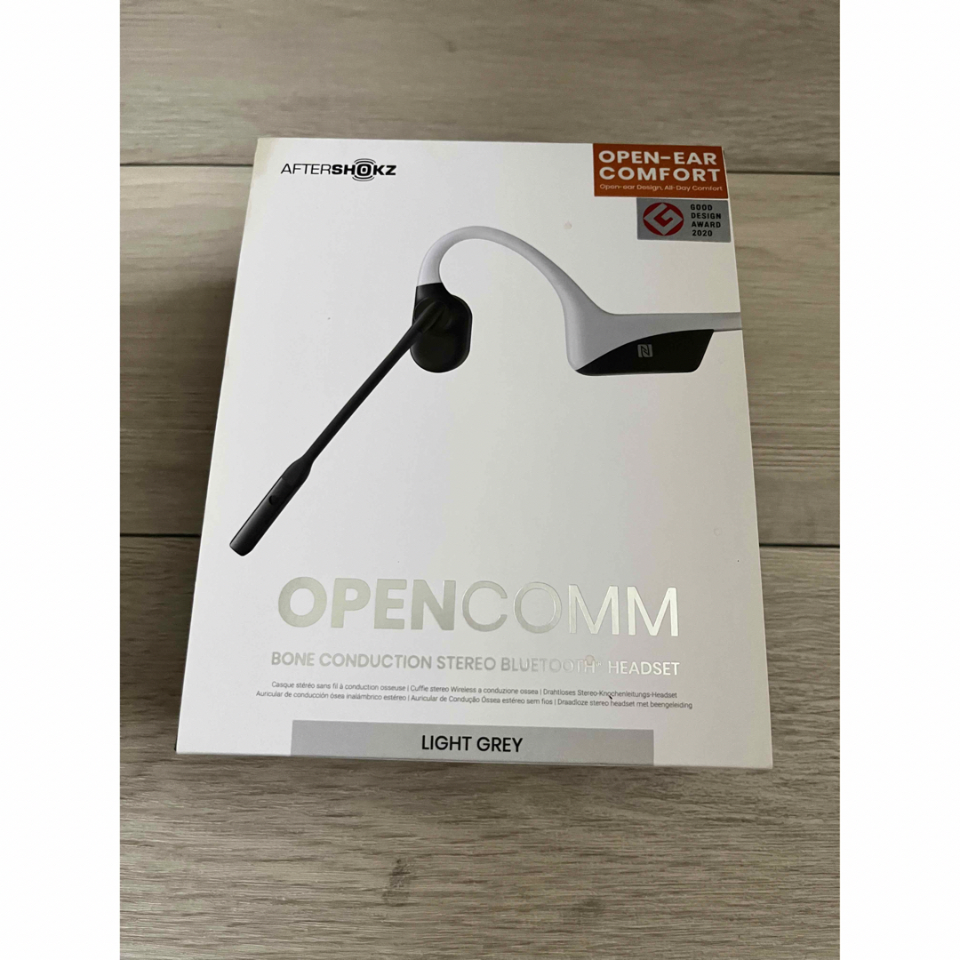 OPENCOMM ライトグレー　（Shokz）