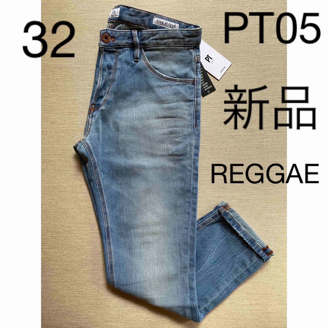 新品 PT05 REGGAE テーパード ストレッチデニム クロップド丈 レゲエ