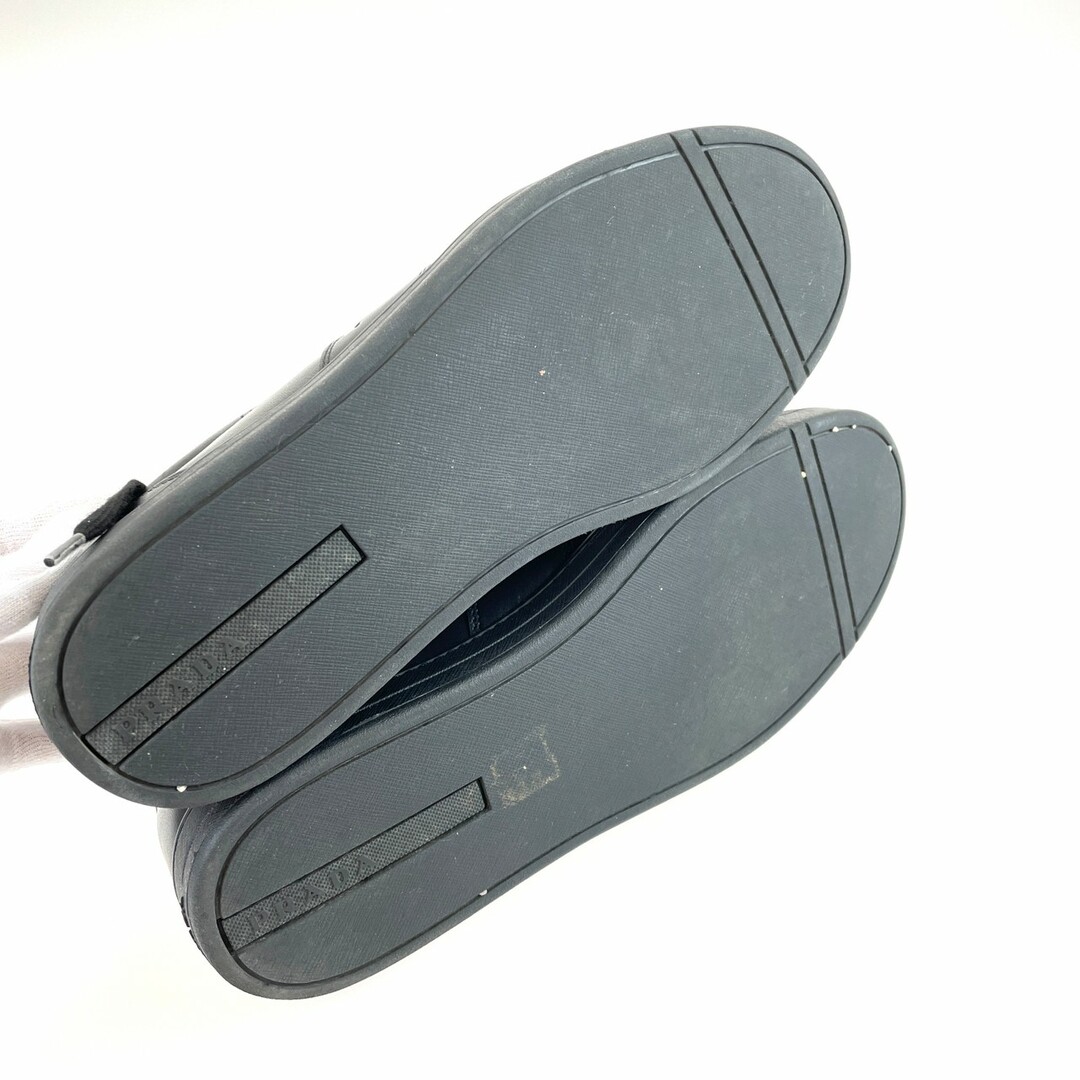 PRADA - 極美品 PRADA プラダ メンズ レースアップ レザースニーカー