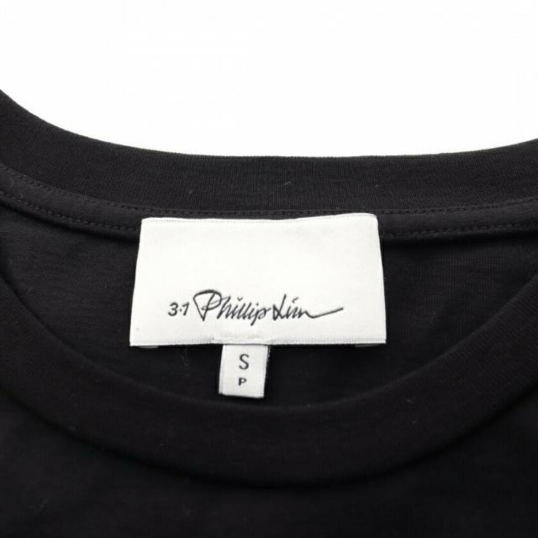 3.1 Phillip Lim(スリーワンフィリップリム)の カットソー ブラック 切替 レディースのトップス(Tシャツ(半袖/袖なし))の商品写真