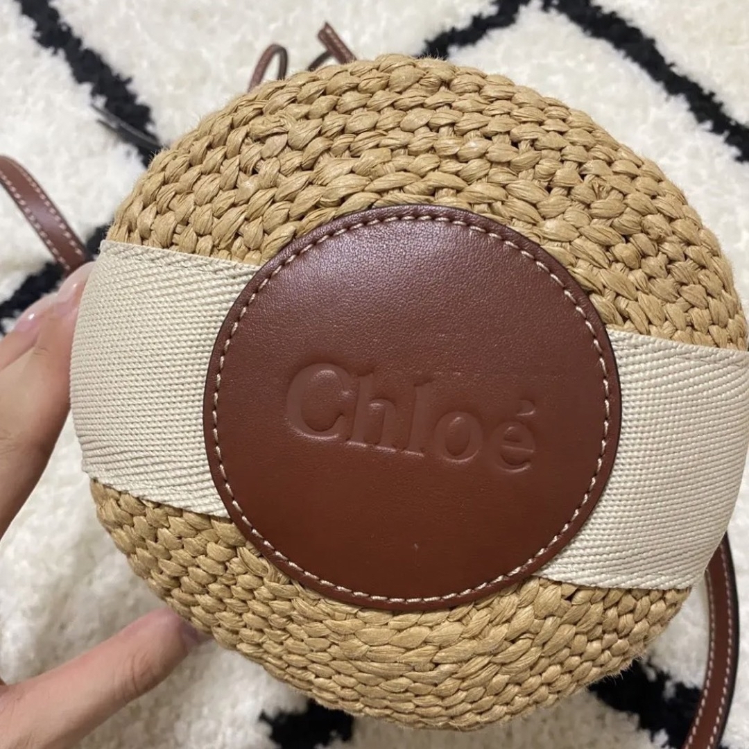 Chloe “woody”スモールバスケット