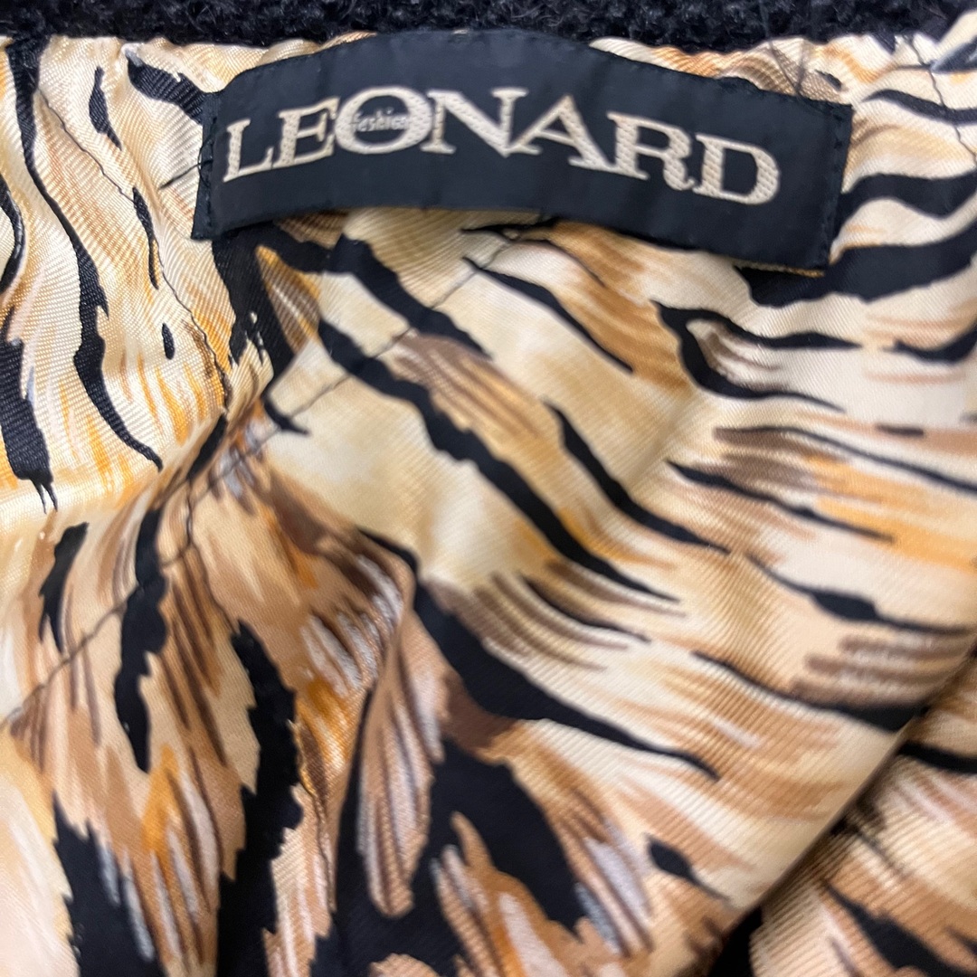 LEONARD レオナール  ボリュームニット カーディガン ジャケット 2