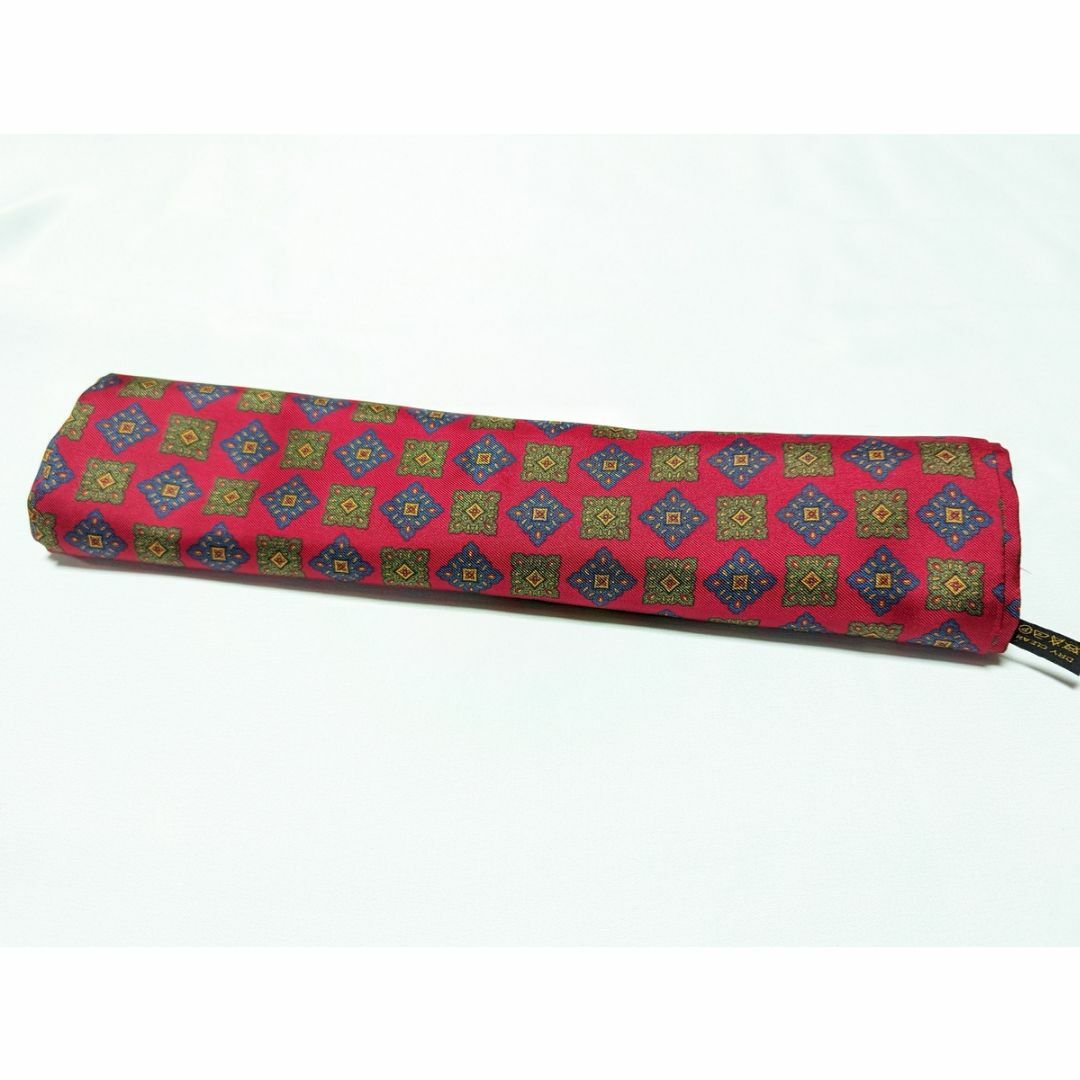 シルクスカーフ イタリア製 ヴィンテージ 袋縫い レッド
