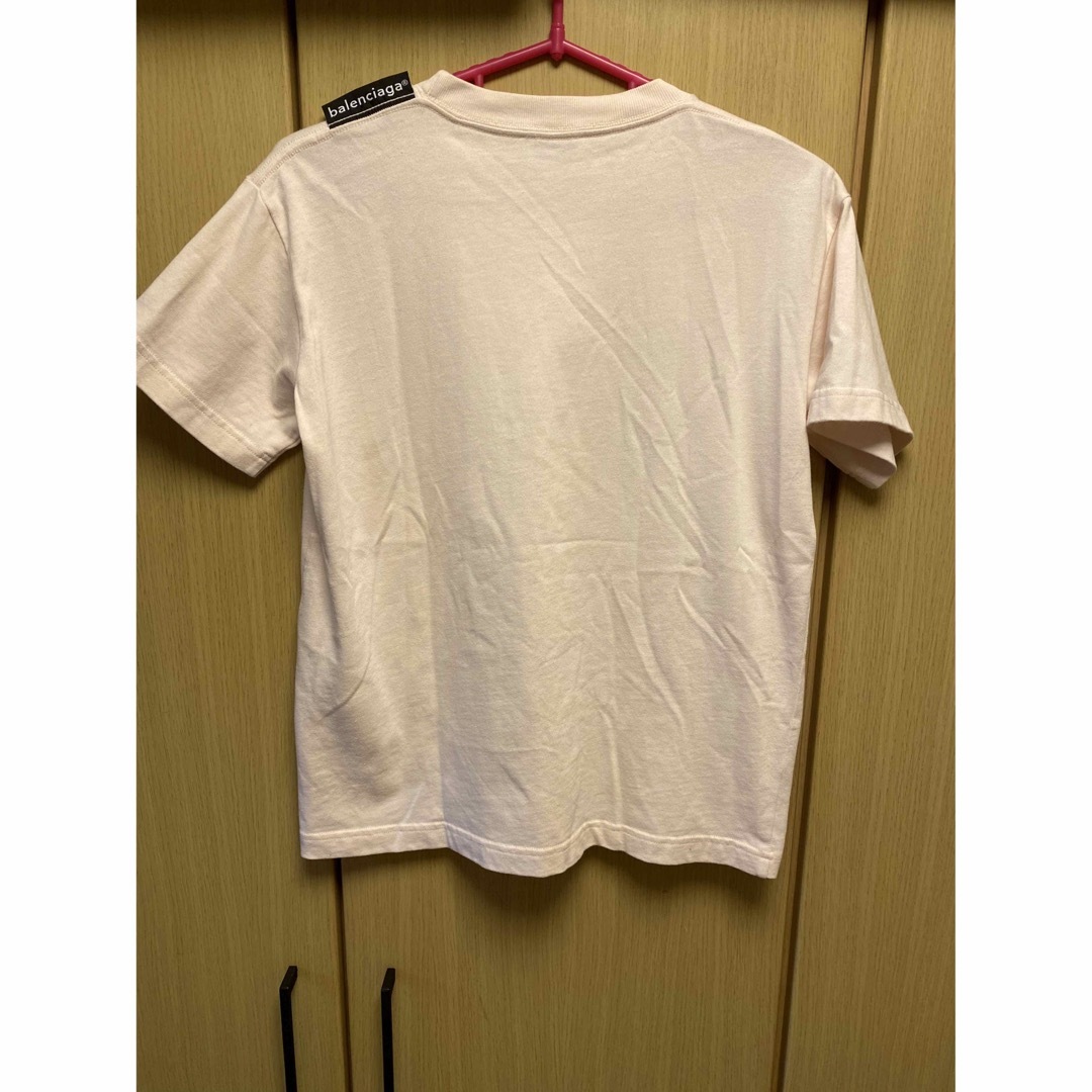 正規 20SS BALENCIAGA バレンシアガ ロゴ タブ Tシャツ-