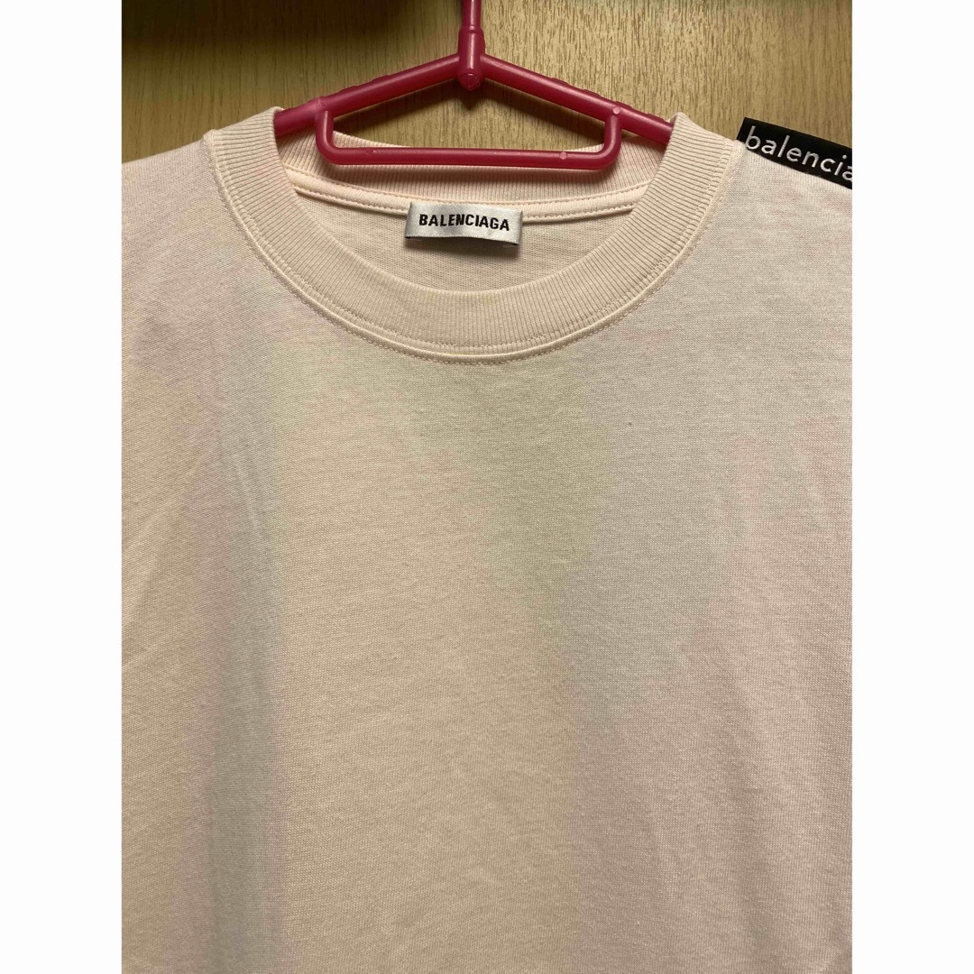 正規 20SS BALENCIAGA バレンシアガ ロゴ タブ Tシャツ