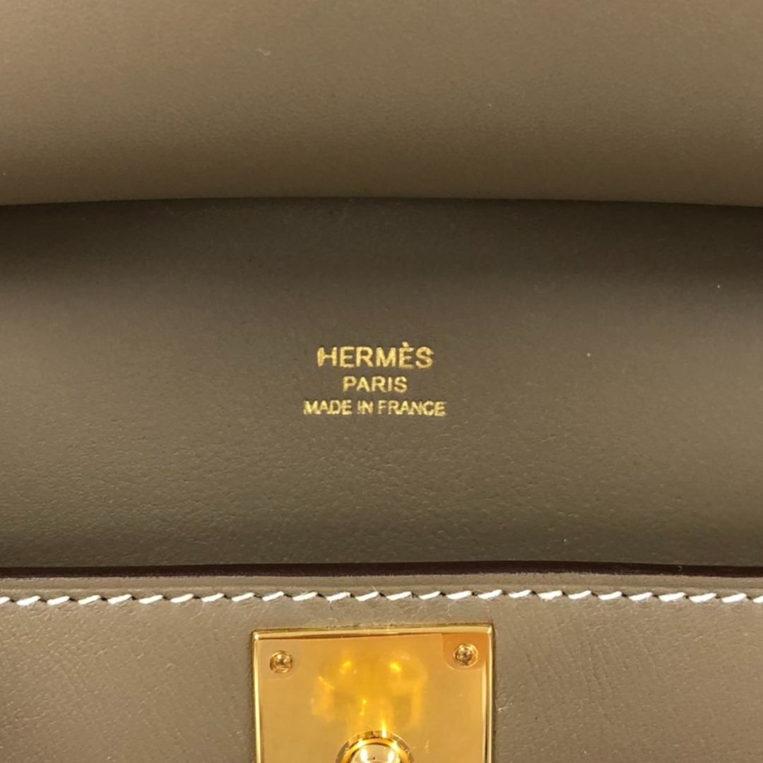 Hermes - エルメス HERMES ジプシエール ミニ U刻 エトゥープ ゴールド ...