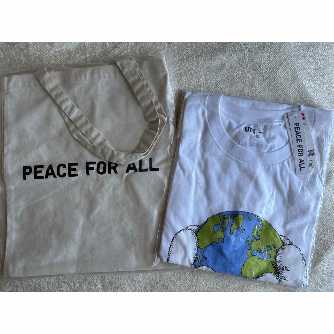 ユニクロ UNIQLO カウズ KAWS Tシャツ XL2枚セット トート付き