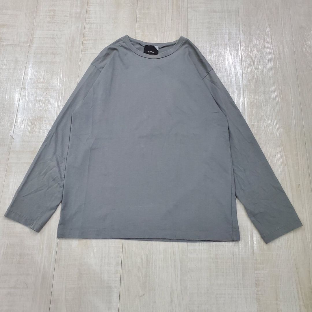 ATON NUBACK COTTON L/S TEE ロンT サイズ 02 | フリマアプリ ラクマ