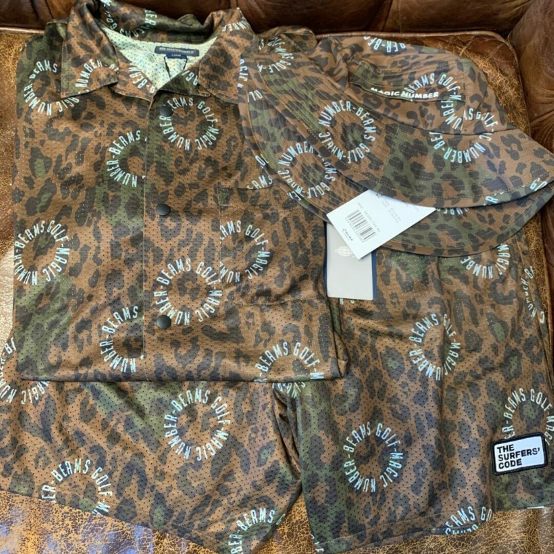 BEAMS GOLF オリーブ 記す セーター Lサイズ BEAMS GOLF オリーブ 記す セーター Lサイズ