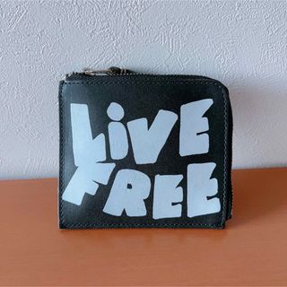 WALLET COMME des GARCONS 財布 live free 黒