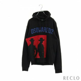 ディースクエアード(DSQUARED2)の プルオーバーパーカー ブラック レッド ブルー(パーカー)