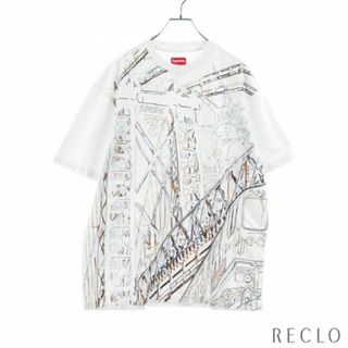 シュプリーム(Supreme)のbridge embroidered S/S Tシャツ ホワイト マルチカラー(Tシャツ/カットソー(半袖/袖なし))