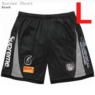 シュプリーム(Supreme)のSupreme 23fw Soccer Short ブラック L(ショートパンツ)