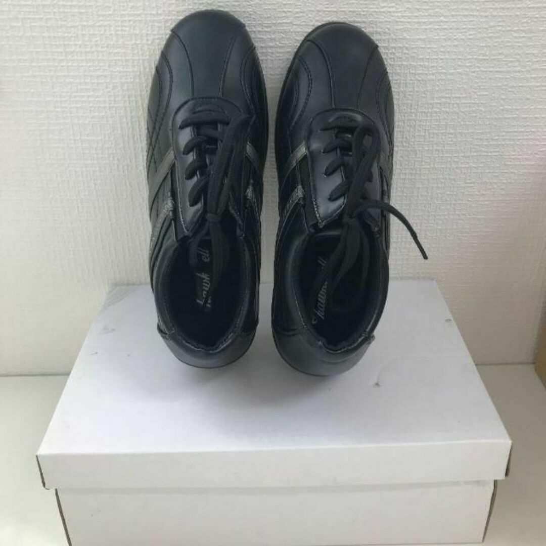 レディースシューズ 23㎝ シニア 高齢者 ウォーキング ブラック レディースの靴/シューズ(スニーカー)の商品写真