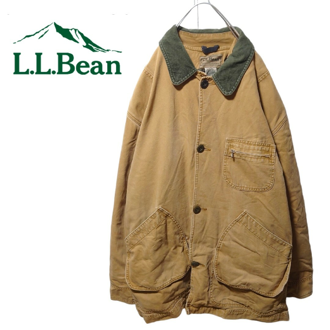 【L.L.Bean】コーデュロイ襟 ハンティングジャケット S-079