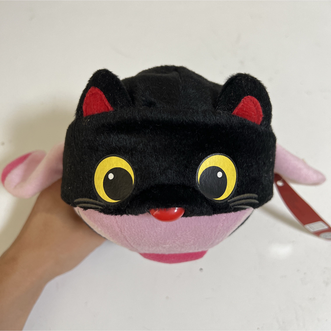 リロ&スティッチ(リロアンドスティッチ)の[ぬいぐるみ]8:ディズニー　エンジェル　黒い猫　(リロ＆スティッチ) エンタメ/ホビーのおもちゃ/ぬいぐるみ(ぬいぐるみ)の商品写真