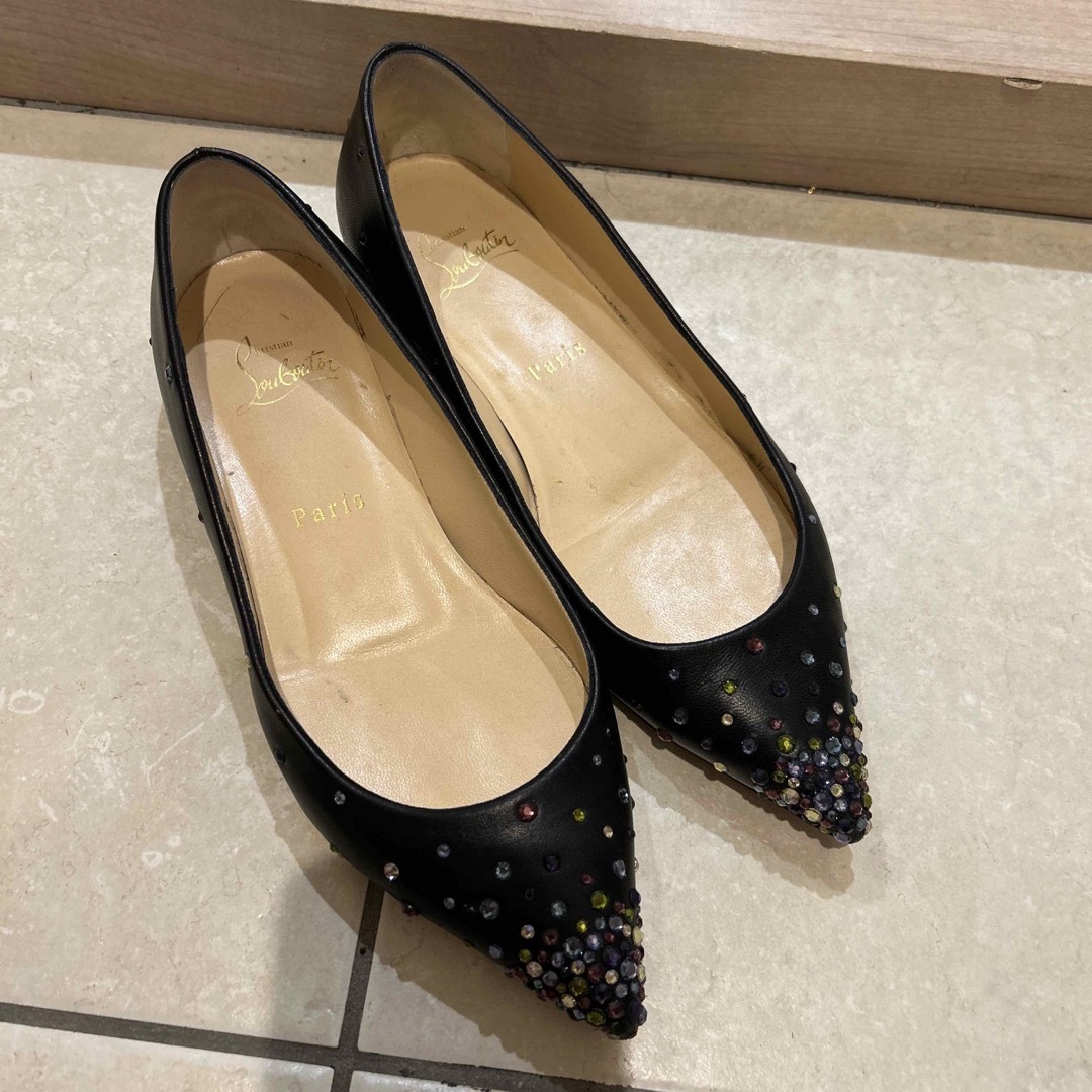 Christian Louboutin(クリスチャンルブタン)のルブタン♡フラットシューズ レディースの靴/シューズ(ハイヒール/パンプス)の商品写真