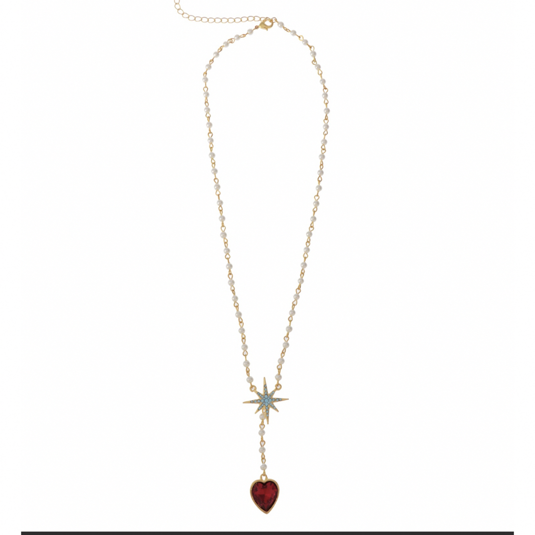 Heart drop necklace ハートドロップネックレス 1