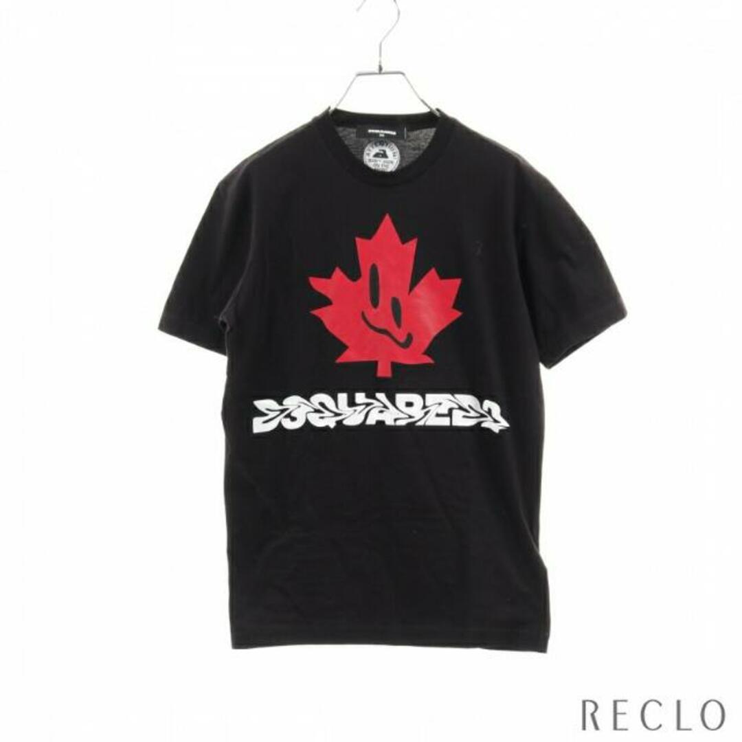 DSQUARED2 ロゴTシャツ L ブラック/レッド