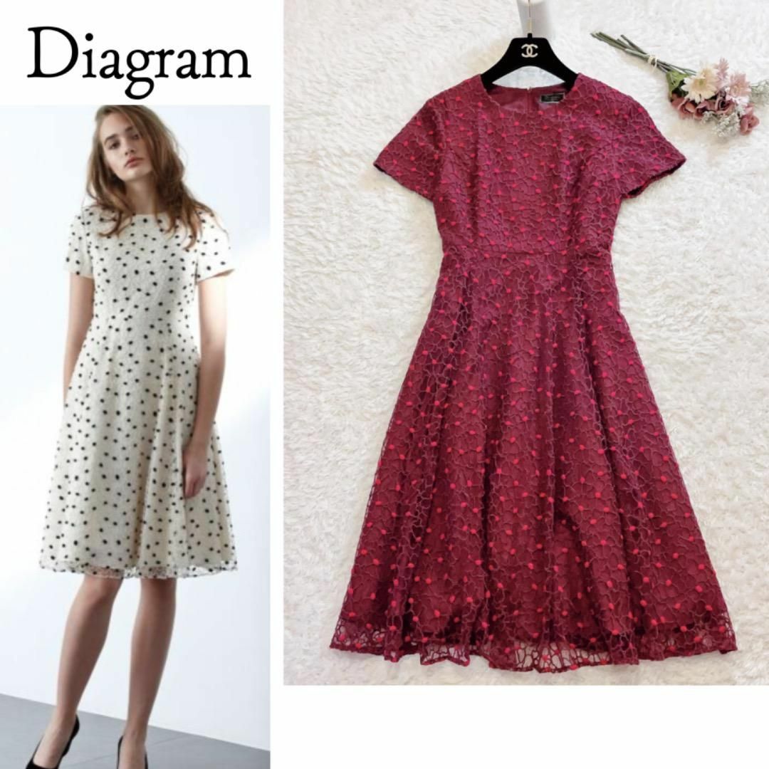 GRACE CONTINENTAL - 美品◇Diagram◇ドットフラワーチュール
