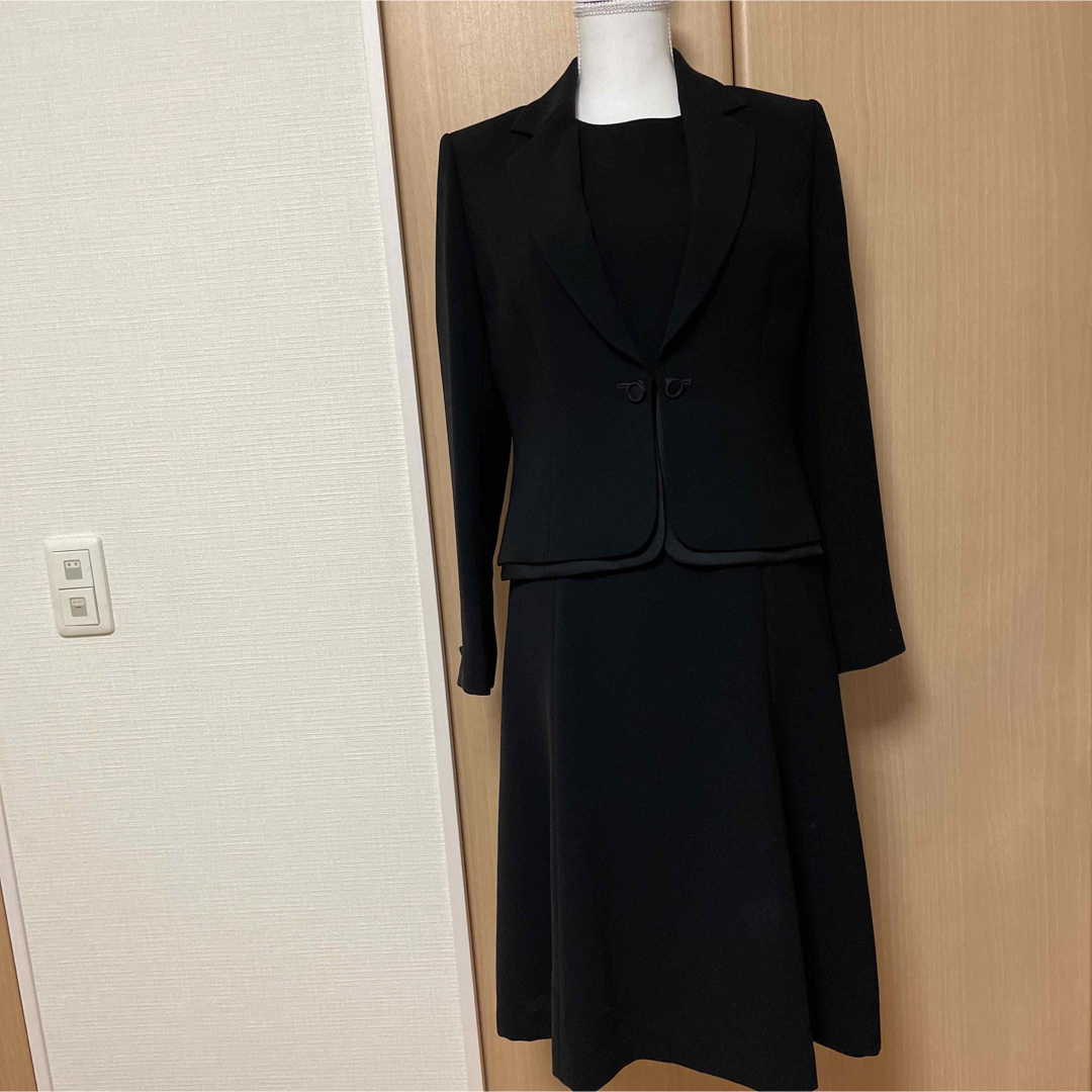 東京ソワール FIGAROCLUB 礼服喪服11号 ブラックフォーマル、11号