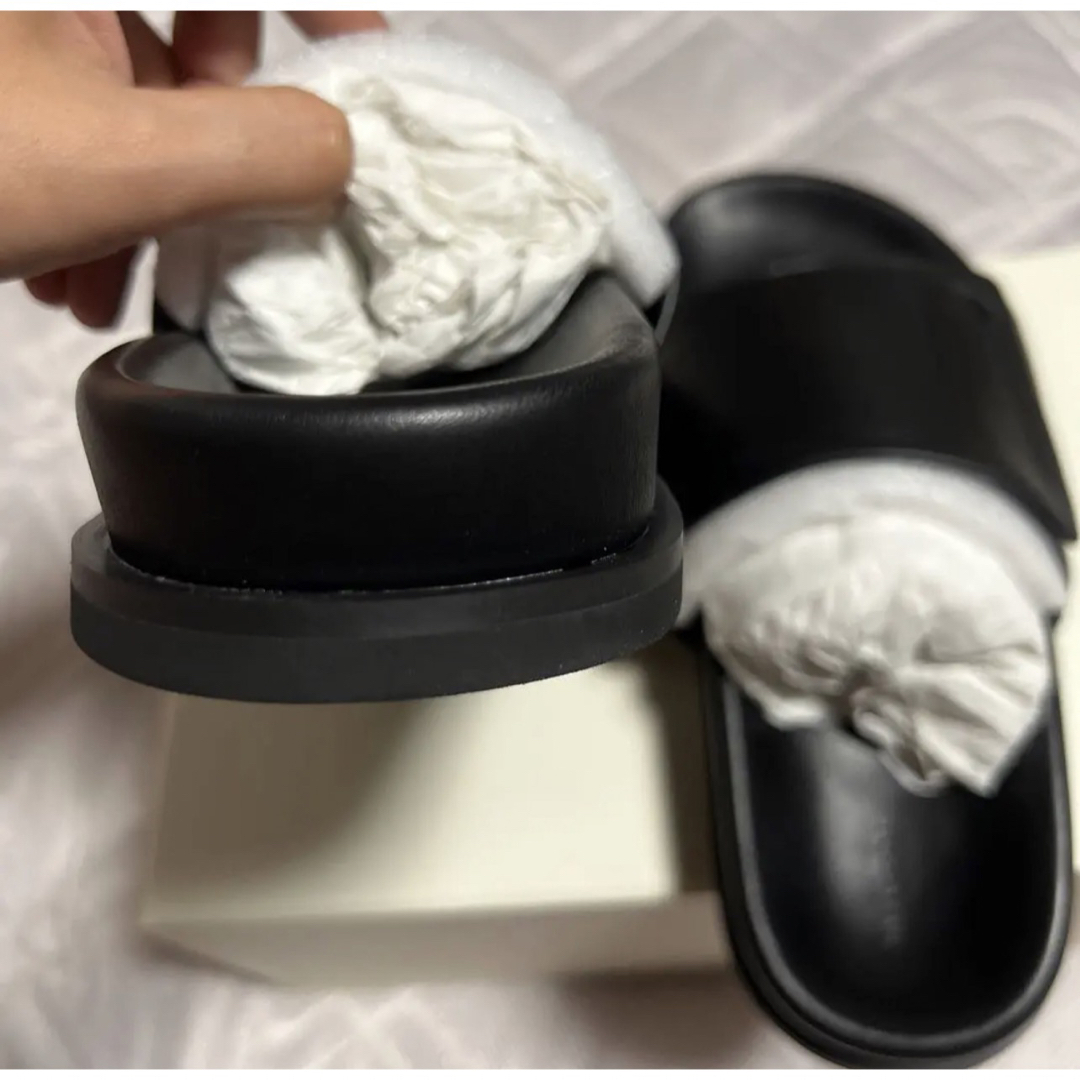 TODAYFUL(トゥデイフル)の新品))Leather Slide Sandals レディースの靴/シューズ(サンダル)の商品写真