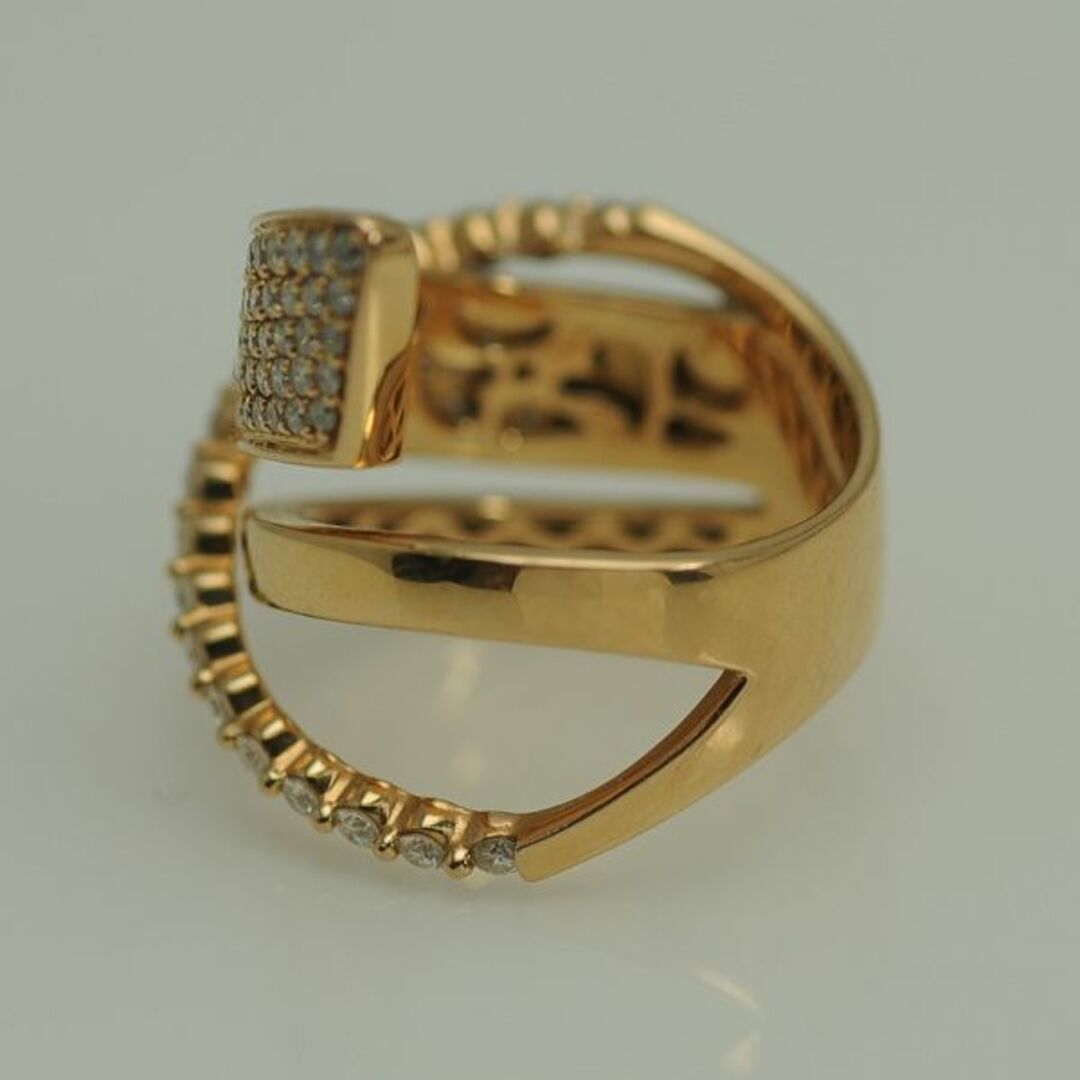 リング/指輪/K18PG/ダイヤD1.42/#19【JR1947】 レディースのアクセサリー(リング(指輪))の商品写真