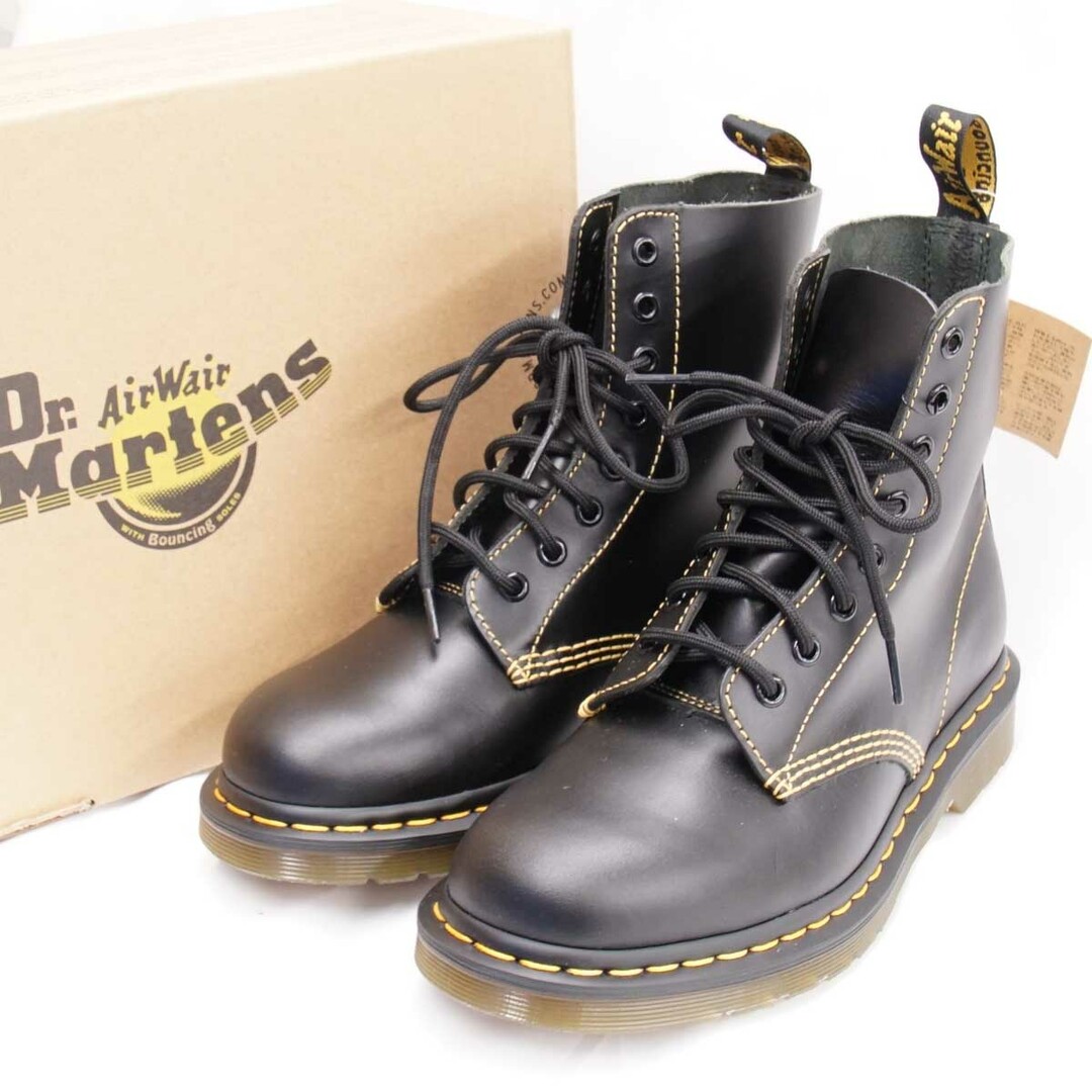 美品『未使用』 Dr.Martens ドクターマーチン PASCAL 8ホールブーツ 1460 ブーツ レザー ダークグレー【中古】 | フリマアプリ  ラクマ