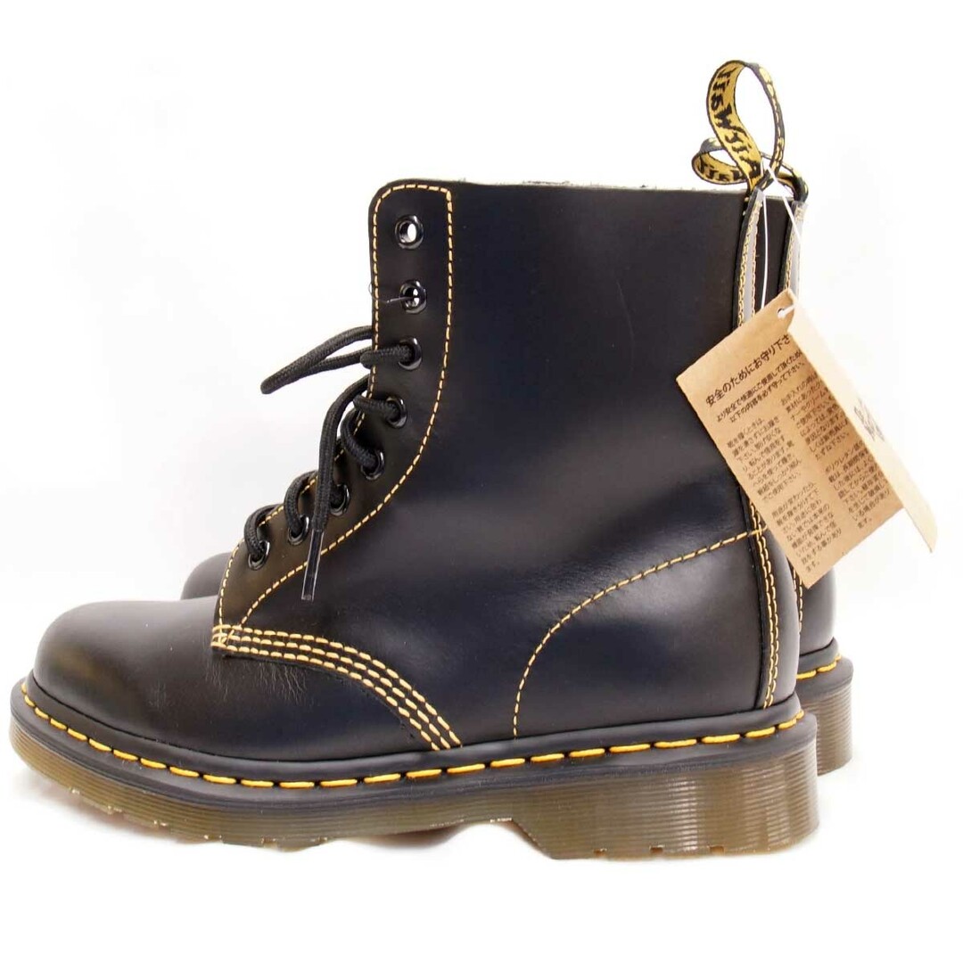 美品『未使用』 Dr.Martens ドクターマーチン PASCAL 8ホールブーツ 1460 ブーツ レザー ダークグレー【中古】