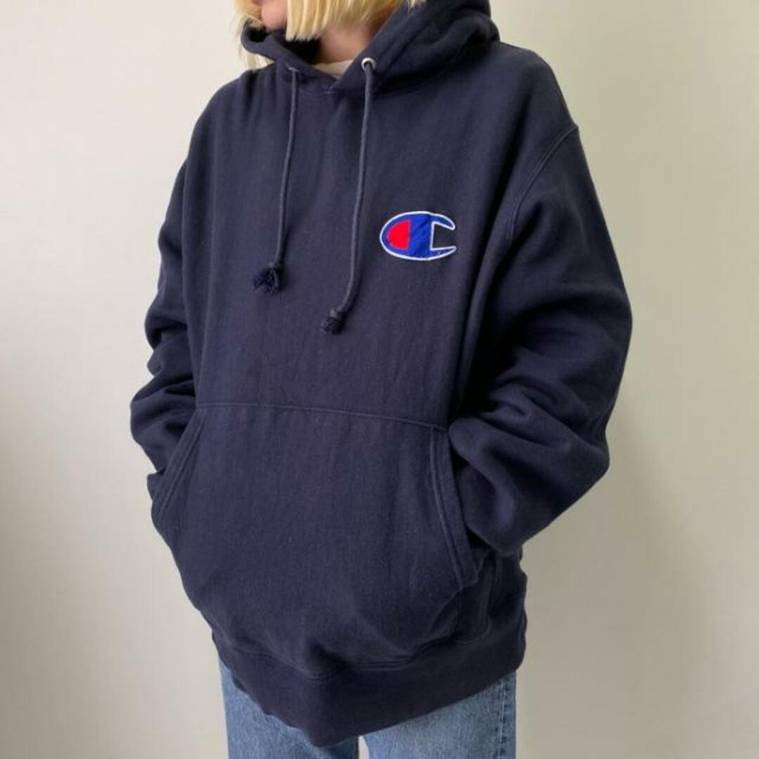 champion reverse weave トレーナー　Sサイズ　青タグ　復刻