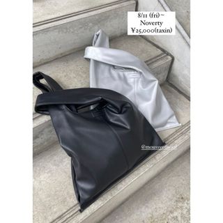 マウジー(moussy)のMOUSSY最新ノベルティ♡FAUX LEATHER BAG♡レザーバッグ♡黒(トートバッグ)